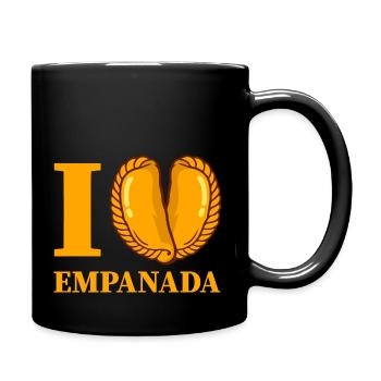 I Love Empanada South American Hispanic Food - Full Colour Mug - black - Right