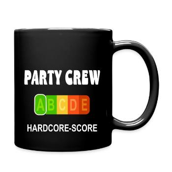 Party Crew - Tasse einfarbig - Schwarz - Rechts