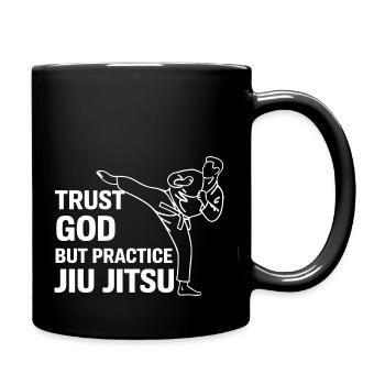 Concentration et technique en Jiu Jitsu - Mug uni - noir - Droite