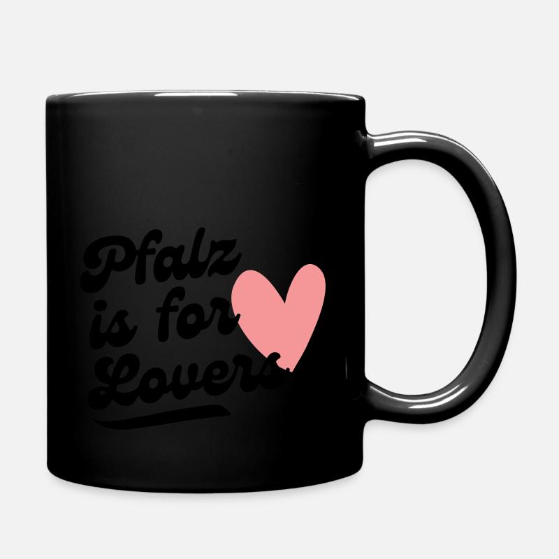 Pfalz is for lovers - Tasse einfarbig - Schwarz
