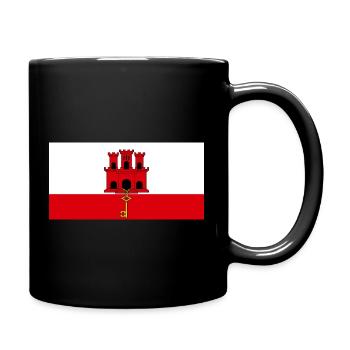 Gibraltar - Mug uni - noir - Droite