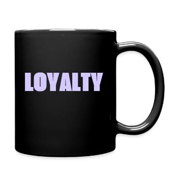 Loyalty - Tasse einfarbig - Schwarz - Rechts