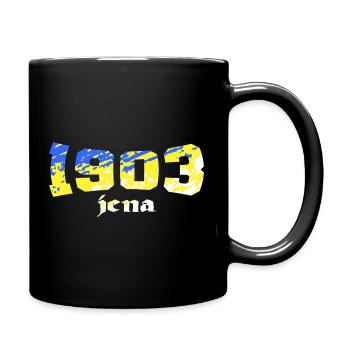 1903 Iéna Bleu - Jaune - Blanc - Mug uni - noir - Droite