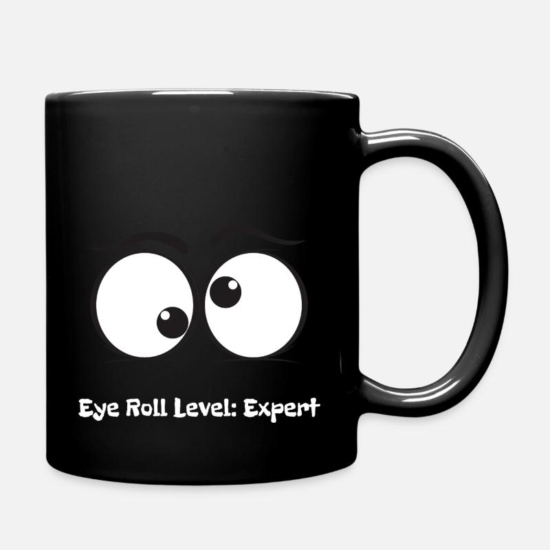 Nicht alle Augen sind menschlich - Tasse einfarbig - Schwarz