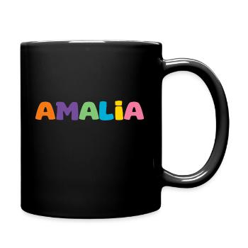 Name - Amalia - Full Colour Mug - black - Right