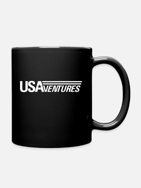 usaventures logo blanc - Mug uni - noir