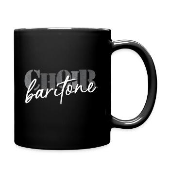 Choir - Baritone singer - Tasse einfarbig - Schwarz - Rechts