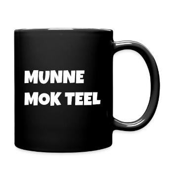 Munne mok teel - Mug uni - noir - Droite
