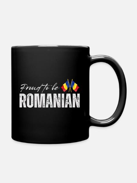 Fierté roumaine, j’adore la Roumanie - Mug uni - noir