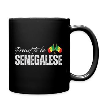 Senegalese pride, made in Senegal - Full Colour Mug - black - Right