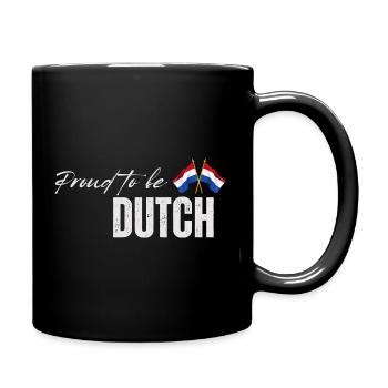J’adore les Pays-Bas, fierté néerlandaise - Mug uni - noir - Droite