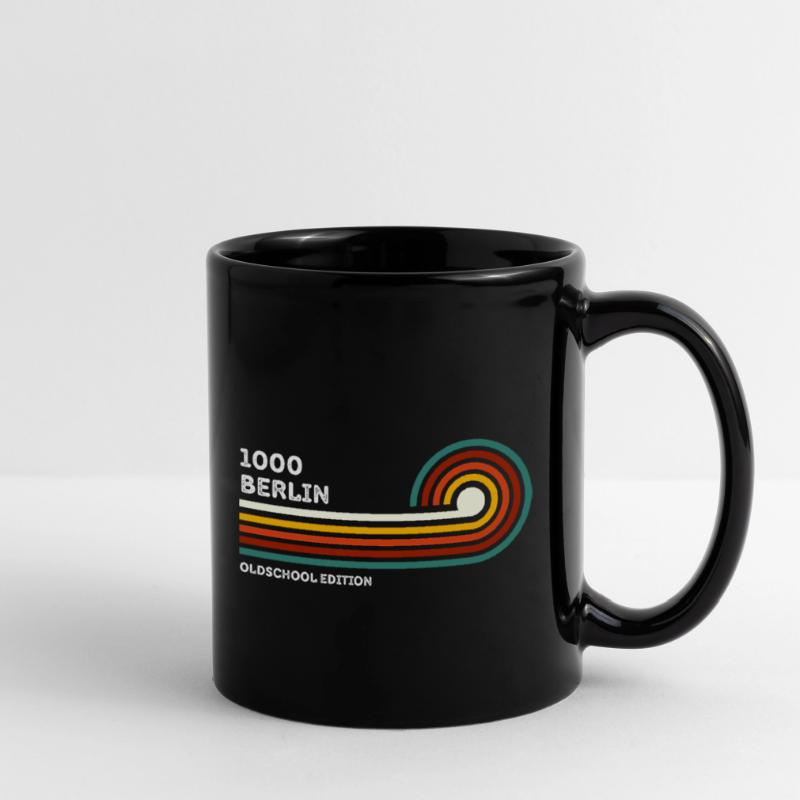 Berlin Chemise Rétro Code Postal 1000 Code Postal Souvenir Mug uni