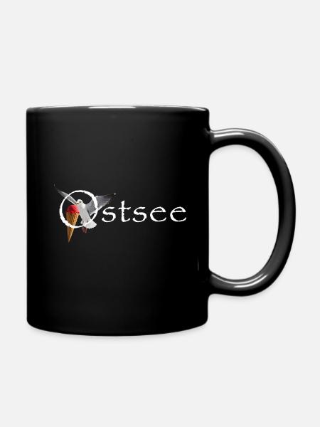 Ostsee Möwe Eisräuber Raubvogel - Tasse einfarbig - Schwarz