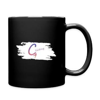 Kletterlogo Gradient - Tasse einfarbig - Schwarz - Rechts