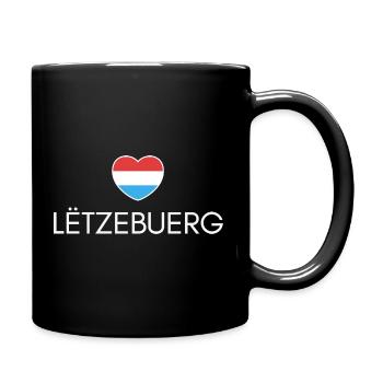 Heart Luxembourg, I love Luxembourg - Full Colour Mug - black - Right