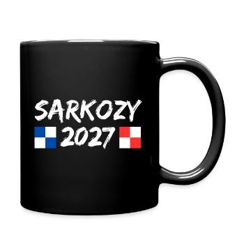 Sarkozy 2027 Humour Politique élections  - Mug uni - noir - Droite