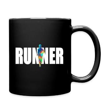 Runner - Full Colour Mug - black - Right