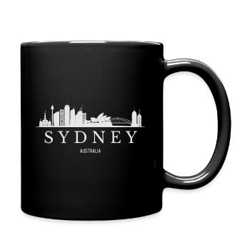 Sydney Skyline, Sydney Australie - Mug uni - noir - Droite