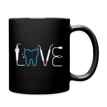 Zahnherz Love Dental - Mug uni - noir - Droite
