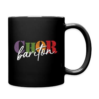 Chor Bariton - Tasse einfarbig - Schwarz - Rechts