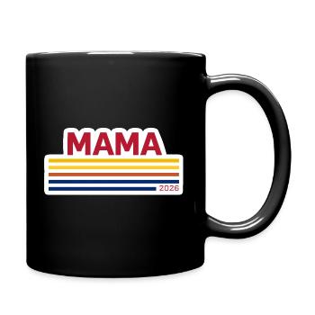 Maman 2026 Rétro - Mug uni - noir - Droite