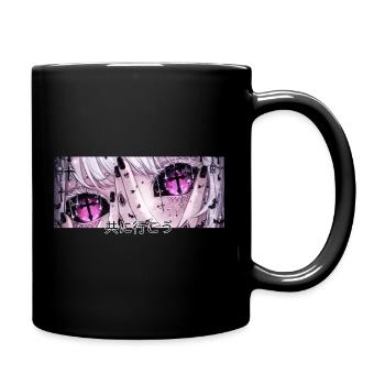 Komm, geh mit mir - Tasse einfarbig - Schwarz - Rechts