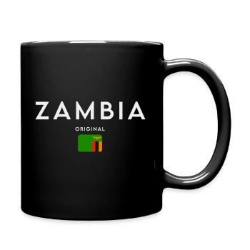 Sambischer Stolz, minimalistisches, elegantes Design - Tasse einfarbig - Schwarz - Rechts