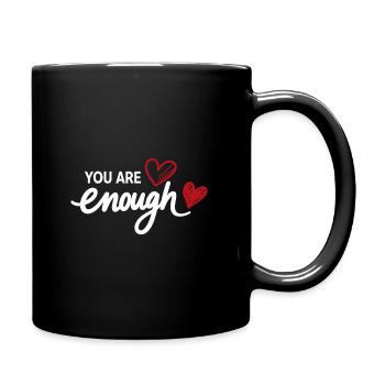 Déclaration de pleine conscience sur le cœur - Mug uni - noir - Droite
