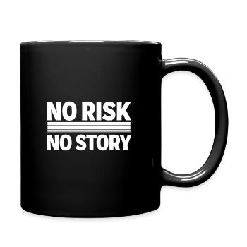 AUCUN RISQUE SANS HISTOIRE Déclaration d’aventure - Mug uni - noir - Droite