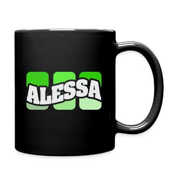 Cadeau pour Alessa - Mug uni - noir - Droite
