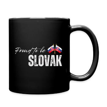 Fier Slovaque, j’aime la Slovaquie - Mug uni - noir - Droite