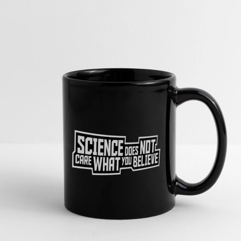 La science se moque de ce que vous croyez Logo des faits Mug uni