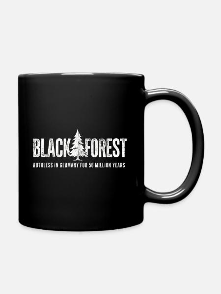 Schwarzwald - Tasse einfarbig - Schwarz