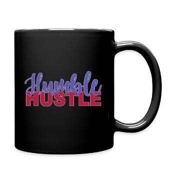 Bescheidener Hustle Unternehmer Geschäftsmann Businesswo - Tasse einfarbig - Schwarz - Rechts