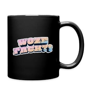 Wow Face Pastel Graffiti Style - Full Colour Mug - black - Right