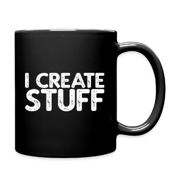 I Create Stuff - Full Colour Mug - black - Right