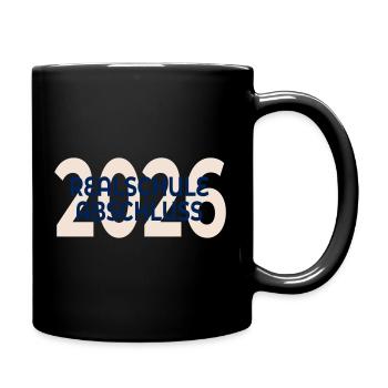 Abschluss 2026 - Realschule Realschulabschluss - Tasse einfarbig - Schwarz - Rechts