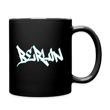 Berlin  - Tasse einfarbig - Schwarz - Rechts