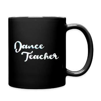 Tänzerin - Tasse einfarbig - Schwarz - Rechts