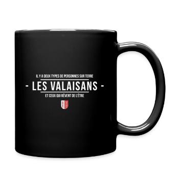 Il Y A Deux Types De Personnes Sur Terre Les Va... - Mug uni - noir - Droite