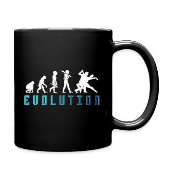 Walzer Paartanz - Tasse einfarbig - Schwarz - Rechts