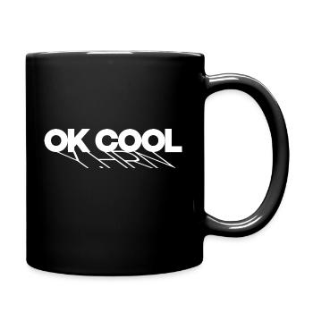 ok cool T-Shirt - Tasse einfarbig - Schwarz - Rechts