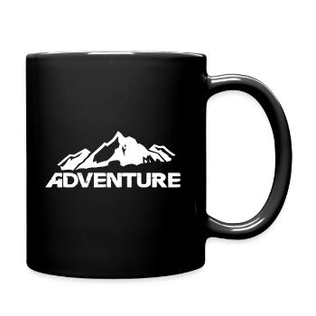 Adventure Mountain / Mountain white - Full Colour Mug - black - Right