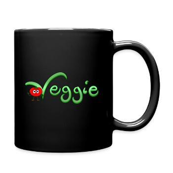 Veggie with tomato - Full Colour Mug - black - Right