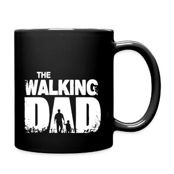 Marche papa - Mug uni - noir - Droite