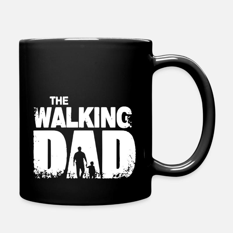 Walking Dad - Full Colour Mug - black