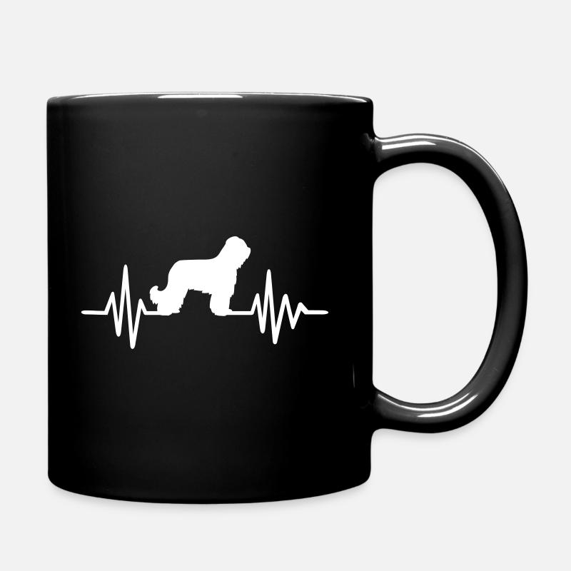 Briard - Tasse einfarbig - Schwarz