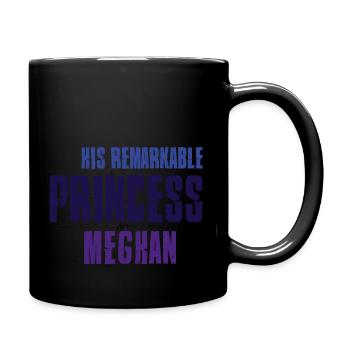HT Royal Wedding Remarquable Princesse bleu - Mug uni - noir - Droite