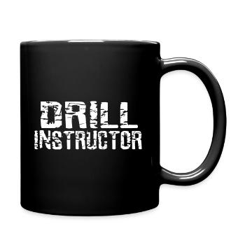 Drill Instructor Fitness Personal Trainer Geschenk - Tasse einfarbig - Schwarz - Rechts