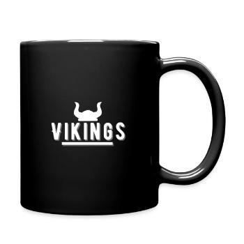 Vikings. vikings gift - Full Colour Mug - black - Right
